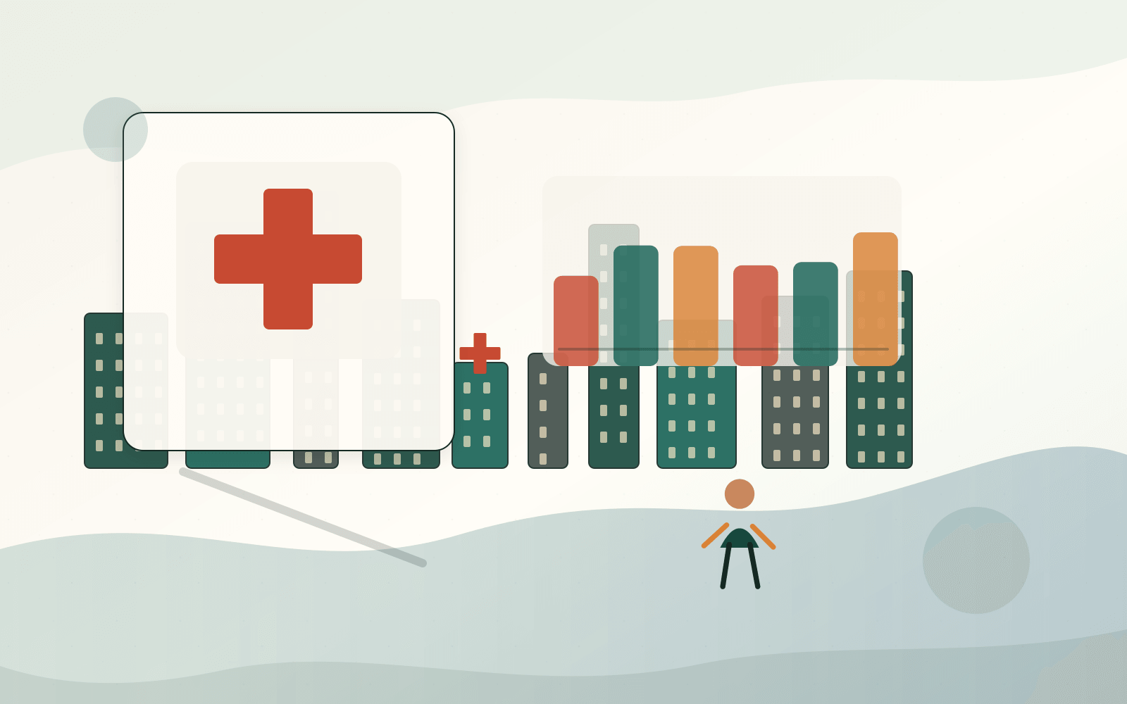 Recurring visits, lab tests, pharmacy pickup, and specialist fallback.
