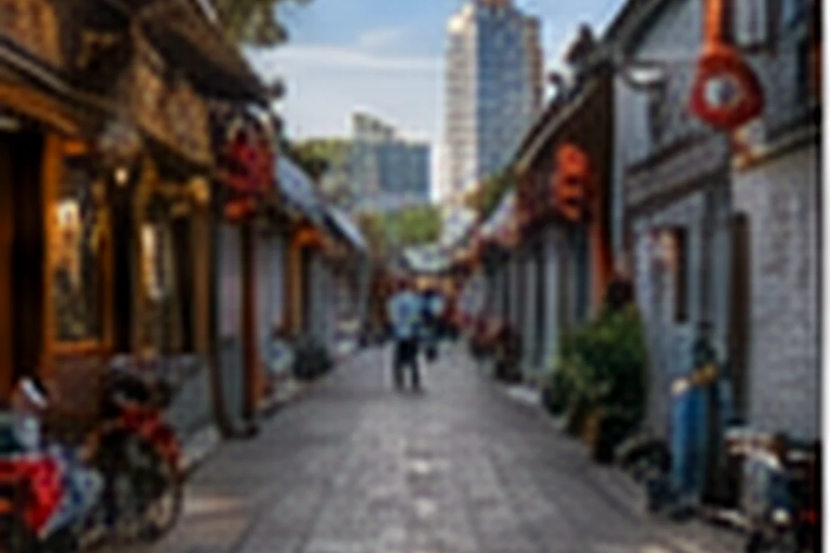 Traditional old-town street for cultural fit and daily walks