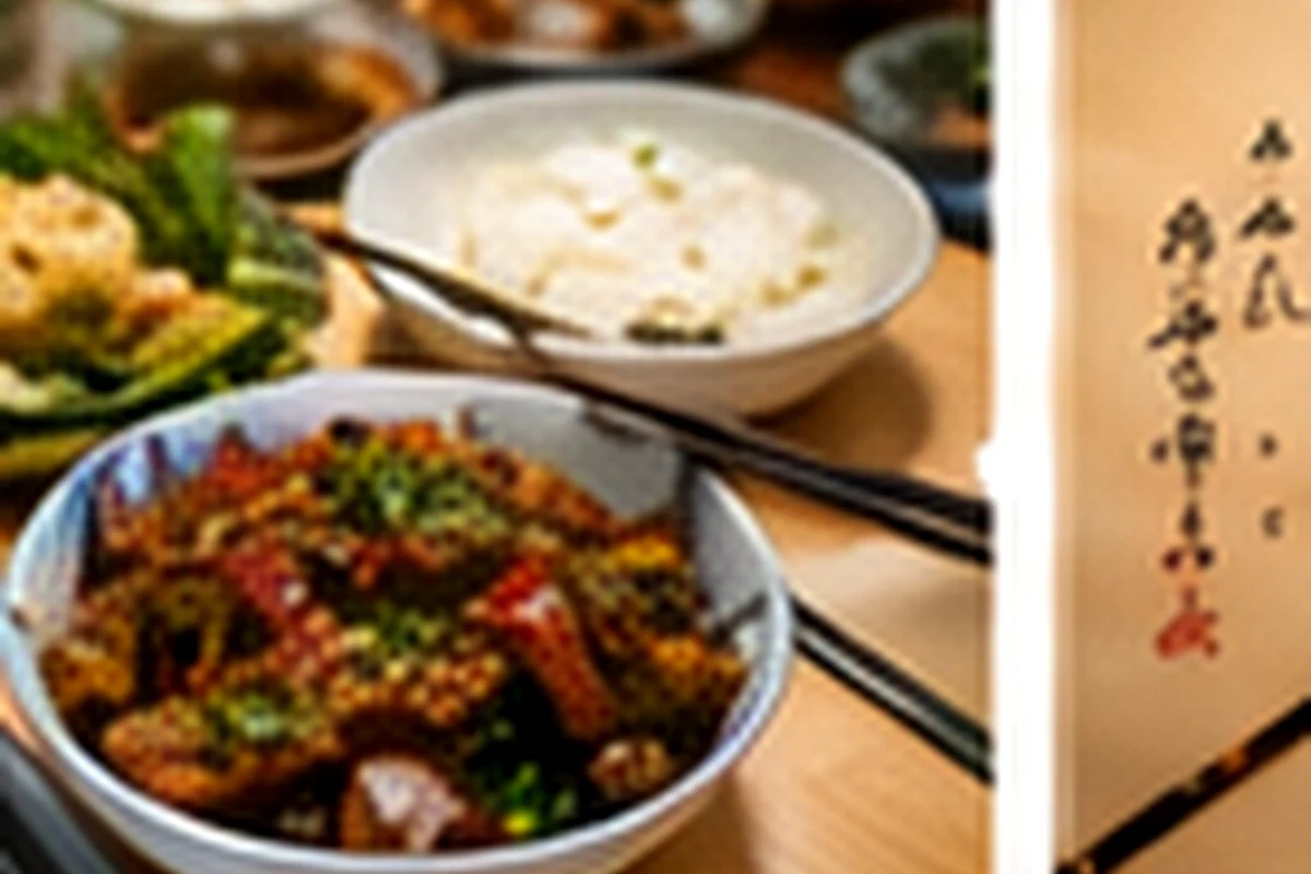 Fresh Chinese dishes and family routine