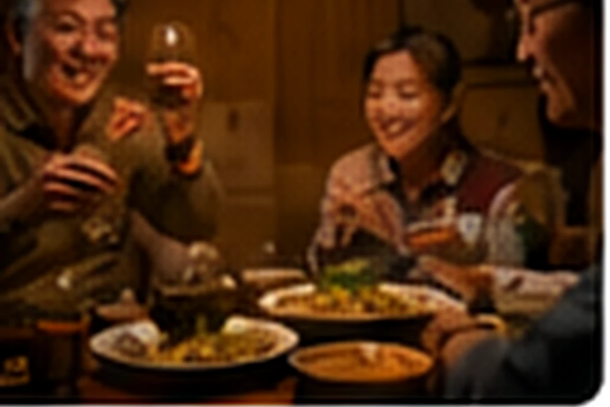 Family dinner and intergenerational support